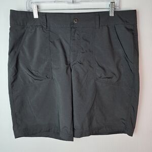 Columbia Womens Grey Omni Shield Lightweight Hiking Shorts Size 14 Adventure